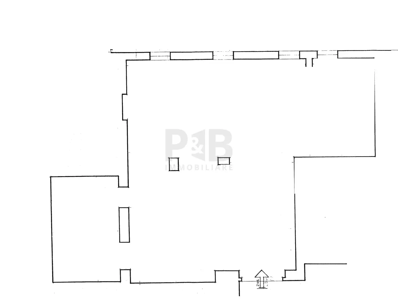 Magazzino in Via Bezzecca 33, Brescia, {3} - Planimetria 1