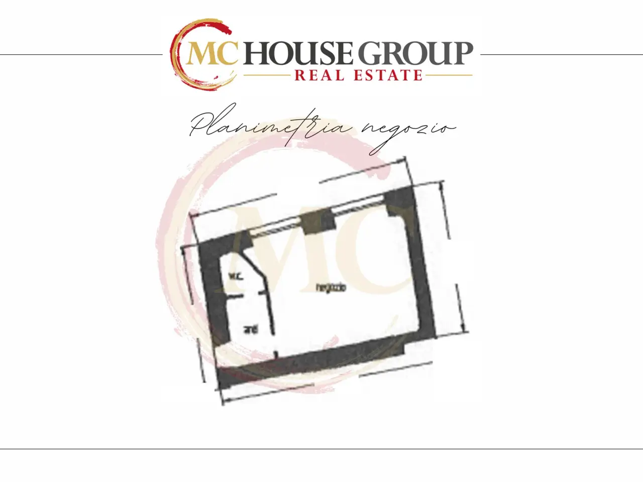 Locale commerciale in Via San Bernardino 12, Arco, {3} - Planimetria 1