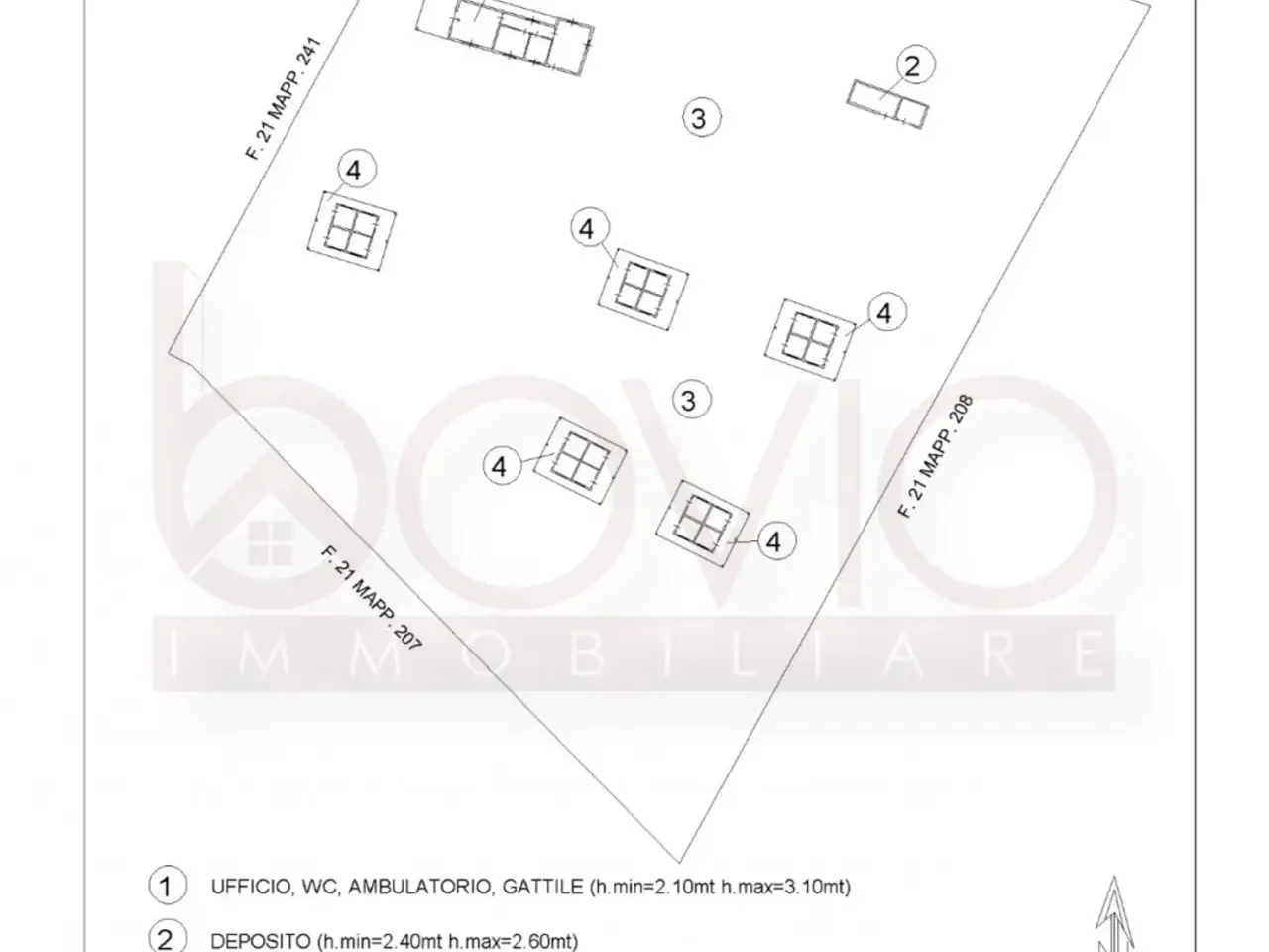 Azienda agricola in Strada San Giuseppe N°2, Casalborgone, {3} - Planimetria 1