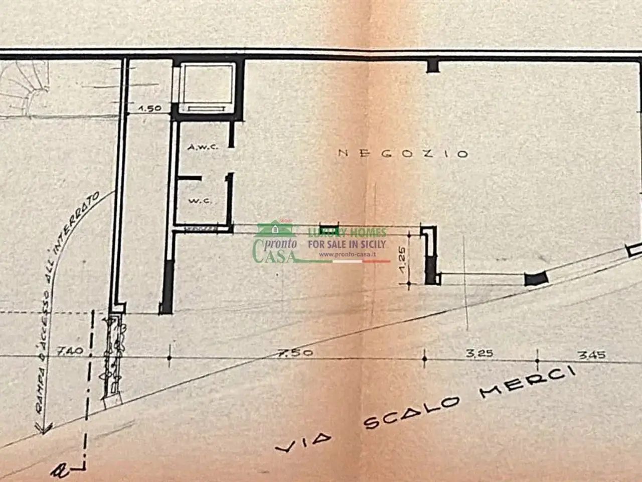 Locale commerciale in Via Scalo Merci, Ragusa, {3} - Planimetria 1