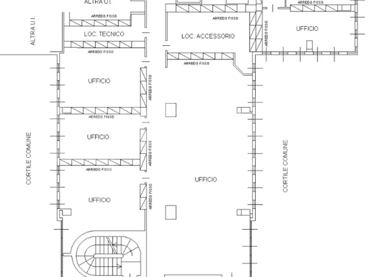 Ufficio in Via Cassanese 224, Segrate, {3} - Planimetria 1