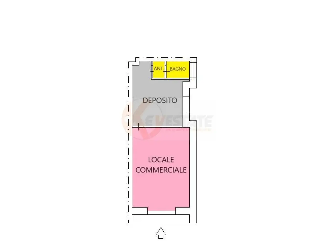 Negozio in Via Stanis Manca, Sassari, {3} - Planimetria 1