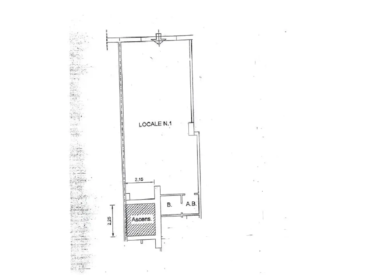 Negozio in Via Nuoro 23, Montalto Uffugo, {3} - Planimetria 1