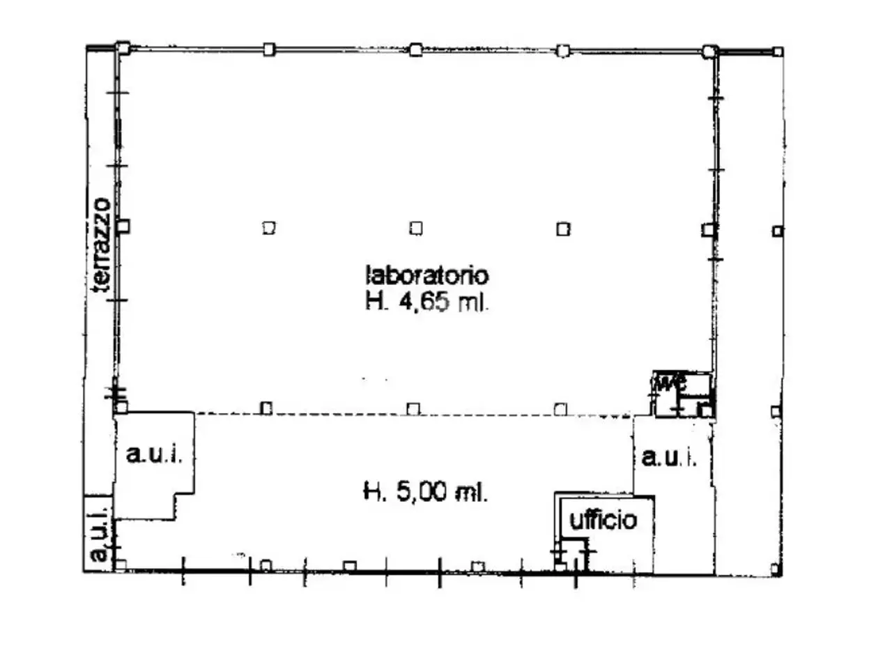 Capannone in Via Variante di Cicola, Carobbio Degli Angeli, {3} - Planimetria 1