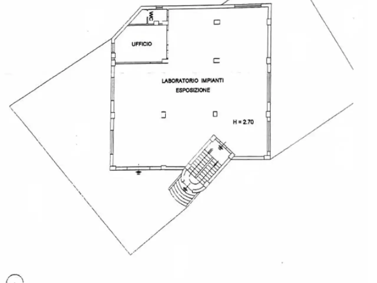 Palazzina commerciale in Contrada Motta 10, Castrolibero, {3} - Planimetria 1