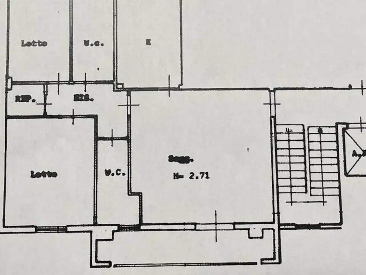 Trilocale in vendita, Via Foggia 24, Matera - Planimetria 1