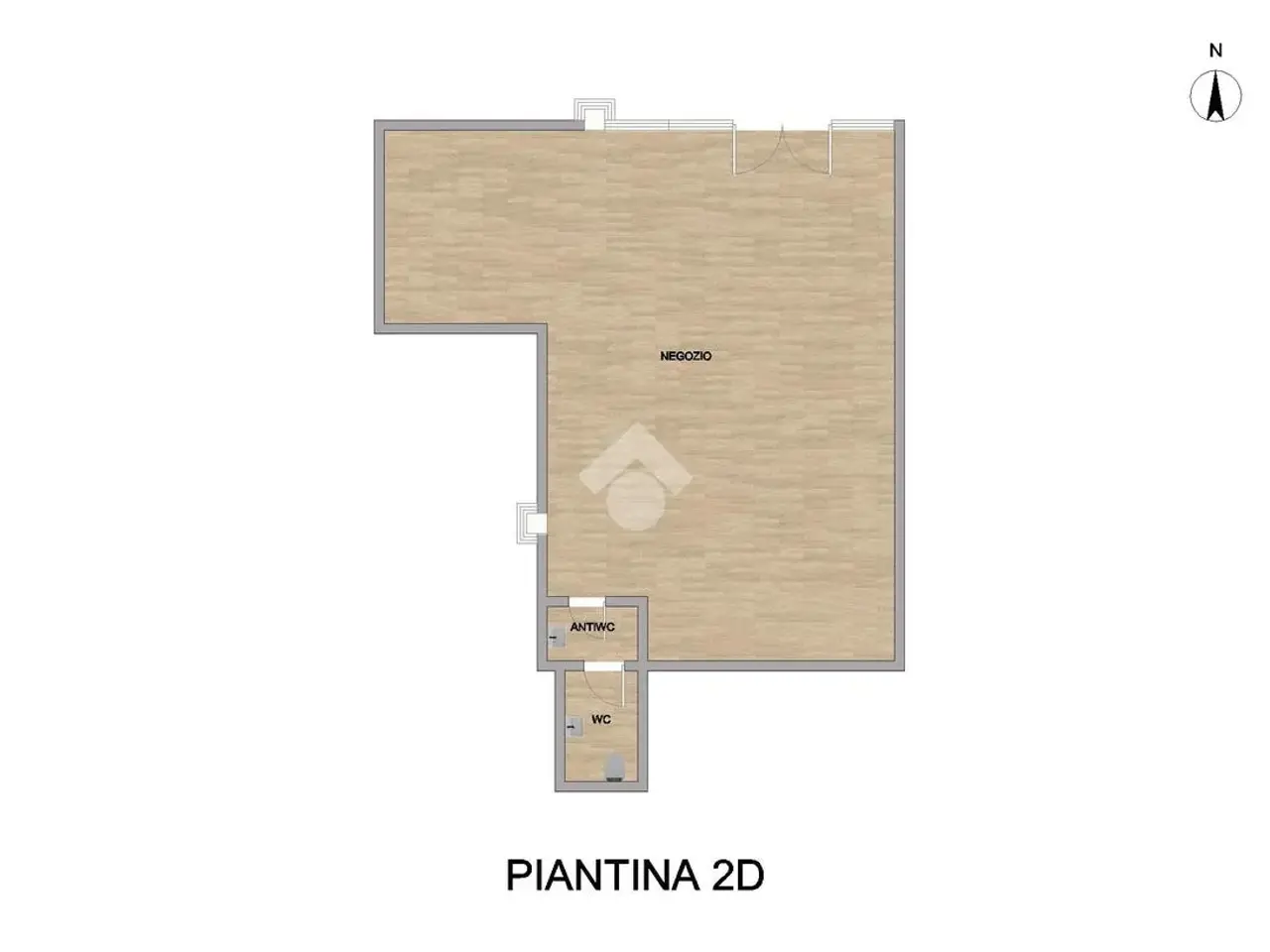 Negozio in Via Cremona 10, Manerbio, {3} - Planimetria 1