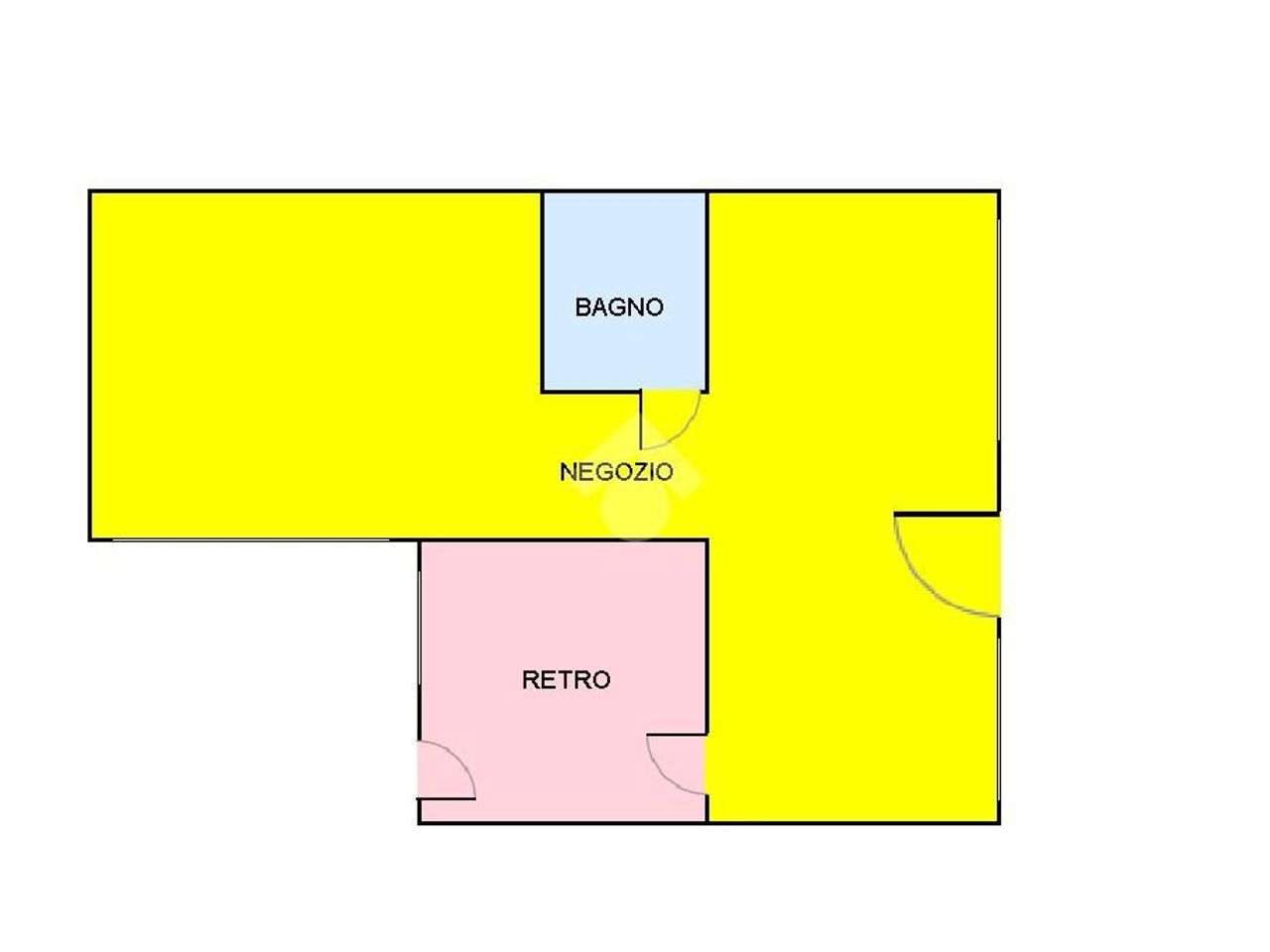 Negozio in Via Mendicità Istruita 21, Bra, {3} - Planimetria 1