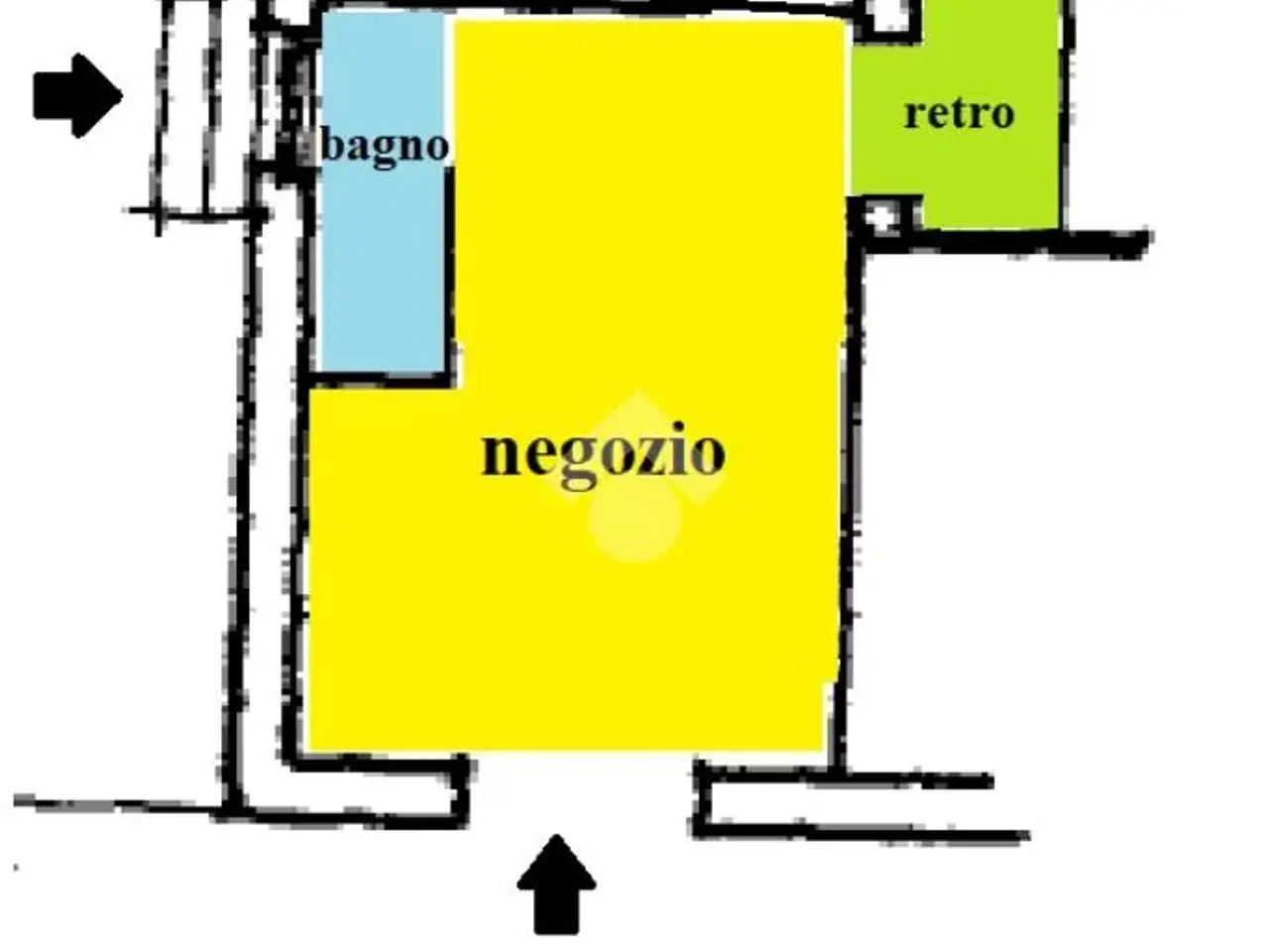 Negozio in Corso Giacomo Matteotti 16, Valenza, {3} - Planimetria 1
