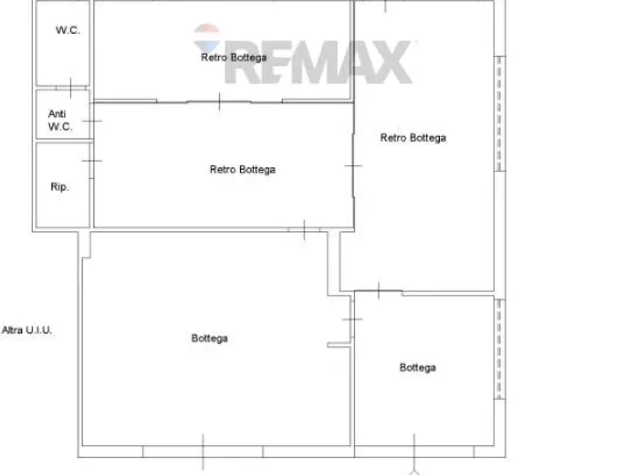 Negozio in Via delle Rose 5/-5a, Misterbianco, {3} - Planimetria 1