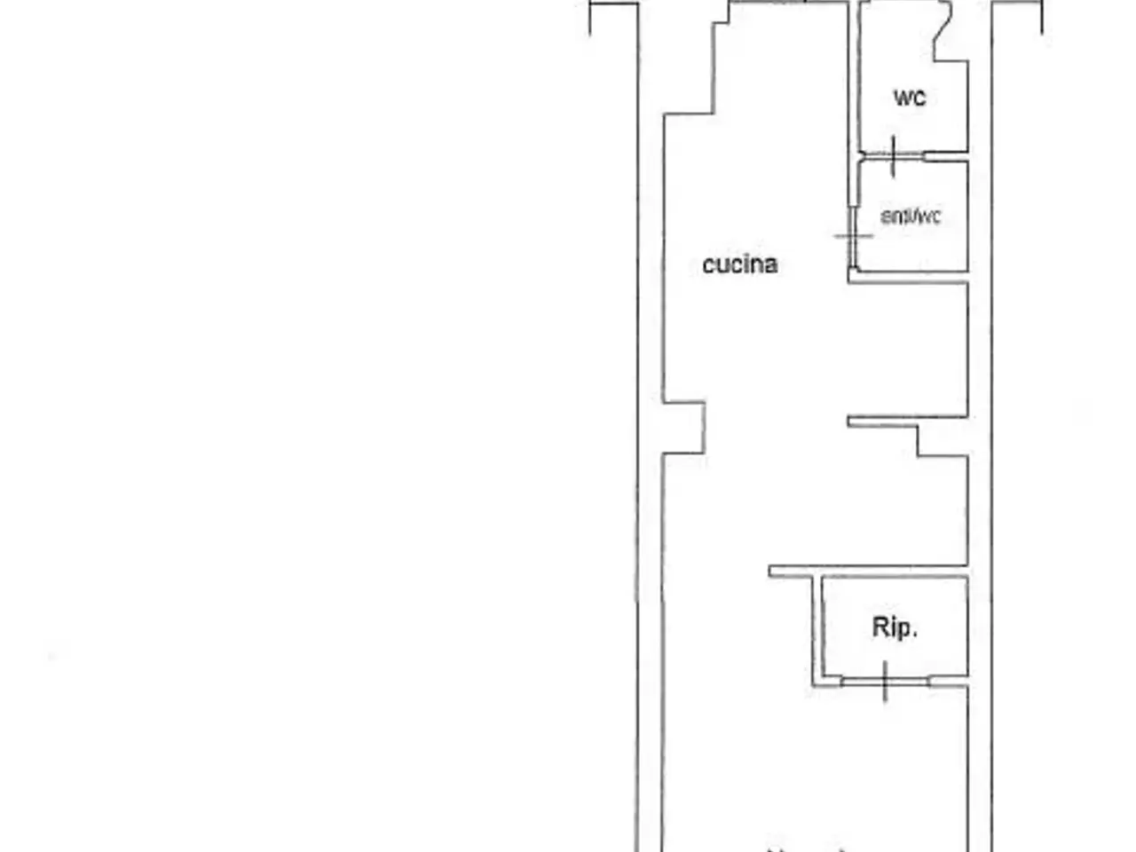 Negozio in Via di Castel Gandolfo, Roma, {3} - Planimetria 1