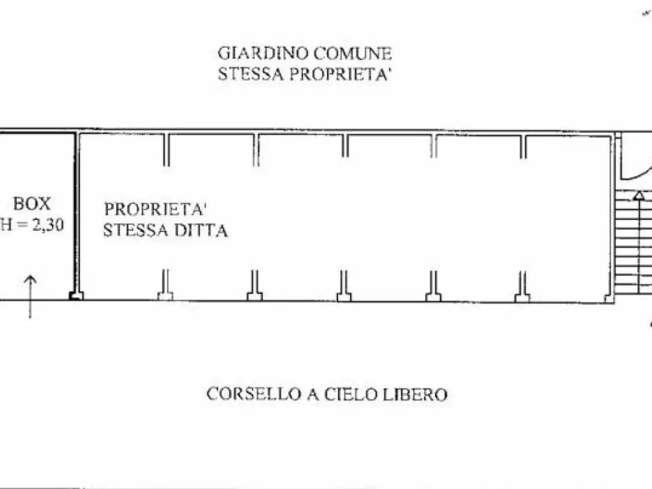 Parcheggio chiuso in Via Giacomo Matteotti, Rozzano, {3} - Planimetria 1