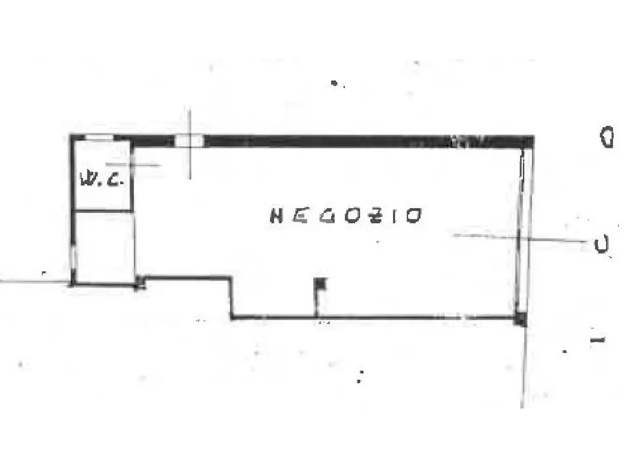 Negozio in Via Don Lorenzo Milani 5, Bellaria-Igea Marina, {3} - Planimetria 1