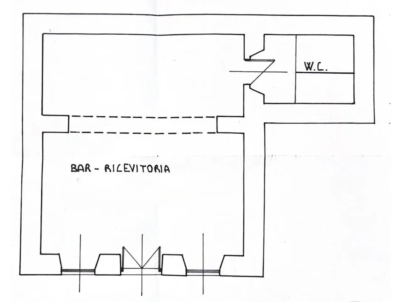 Negozio in Via Meneghini 12, Sondrio, {3} - Planimetria 1