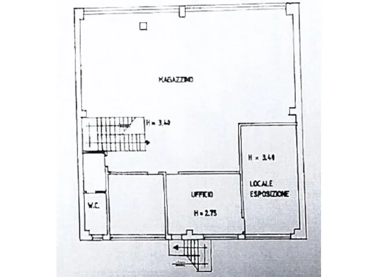 Magazzino in Via Ticino 1, Ghisalba, {3} - Planimetria 1