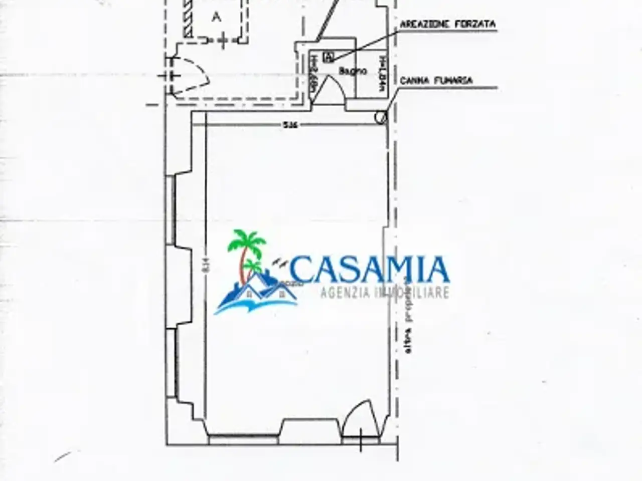 Negozio in Via Bezzecca 30, San Benedetto Del Tronto, {3} - Planimetria 1