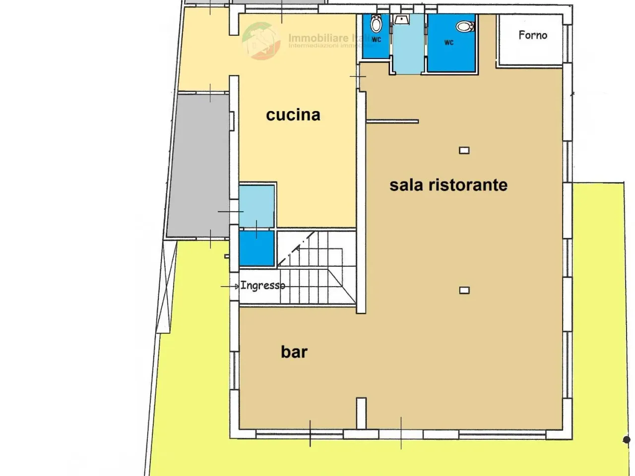 Ristorante in , Cattolica, {3} - Planimetria 1