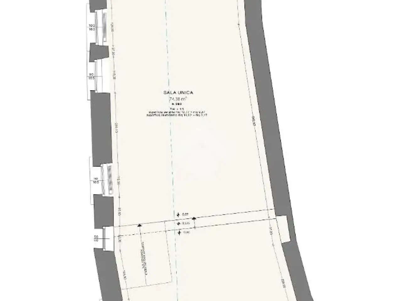 Negozio in Via Gerolamo Fantoni, Salo', {3} - Planimetria 1