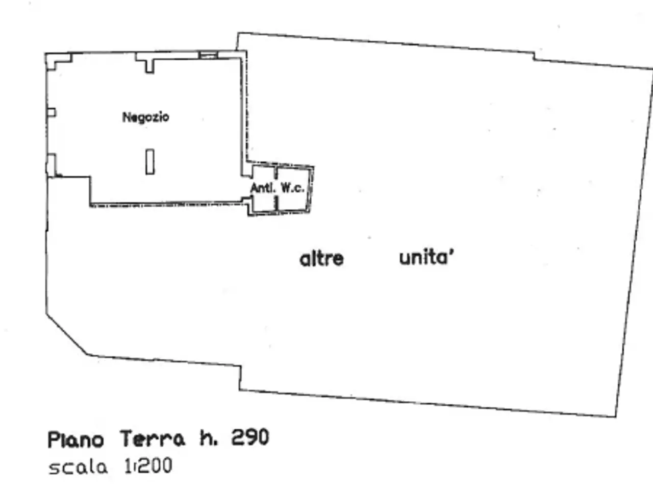 Negozio in Via I Maggio 4, Concordia Sagittaria, {3} - Planimetria 1
