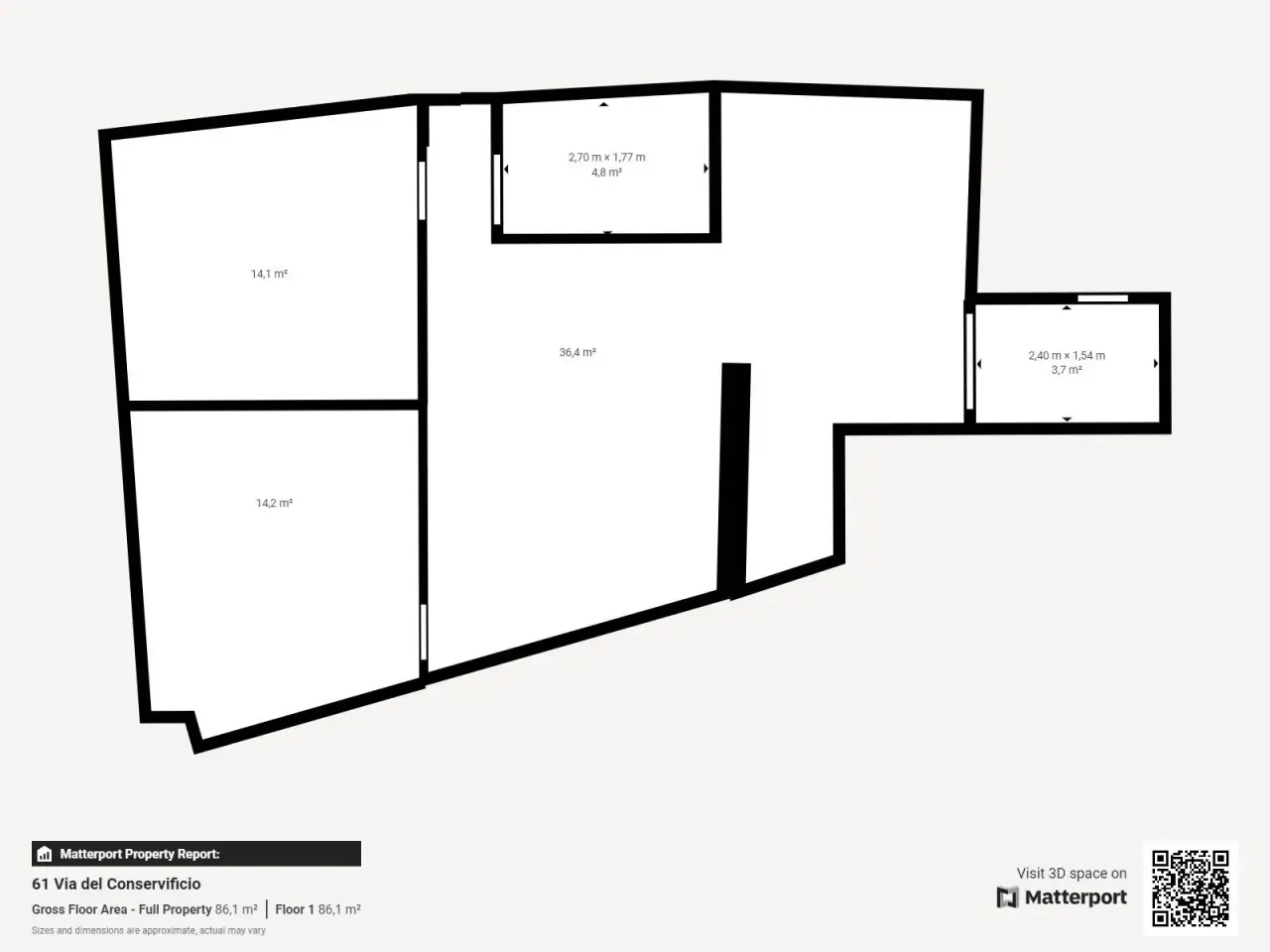 Ufficio in Via Conservificio, Bastia Umbra, {3} - Planimetria 1