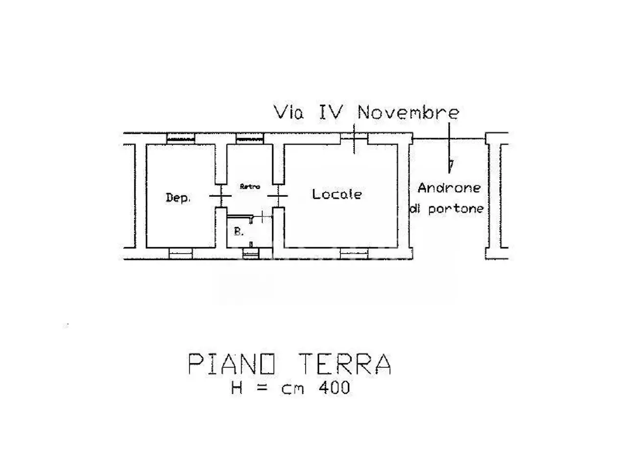 Negozio in Via San Michele Archangelo 39, Trentola Ducenta, {3} - Planimetria 1