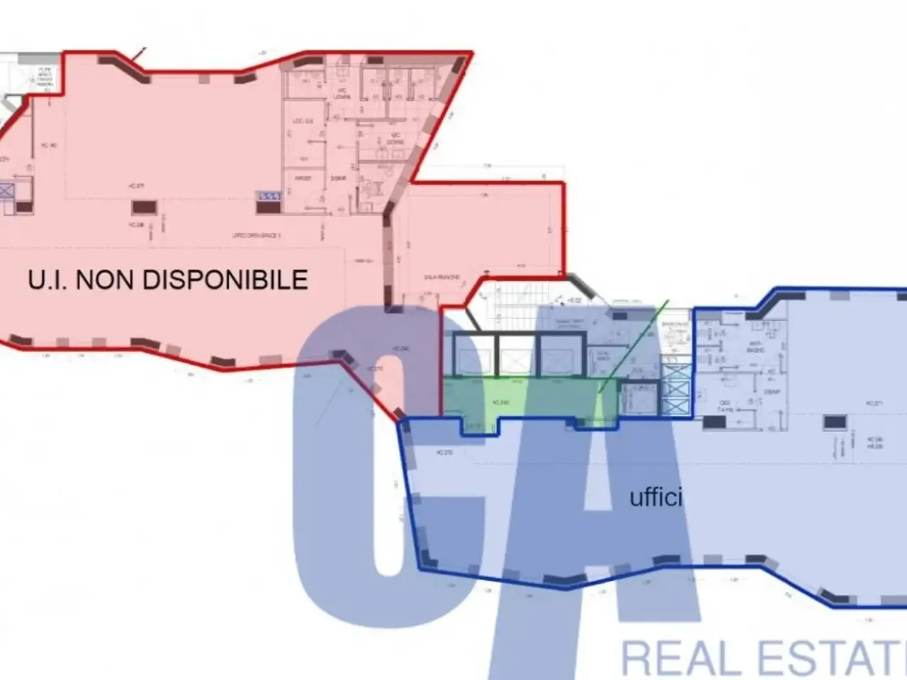 Ufficio in Viale Famagosta, Milano, {3} - Planimetria 1