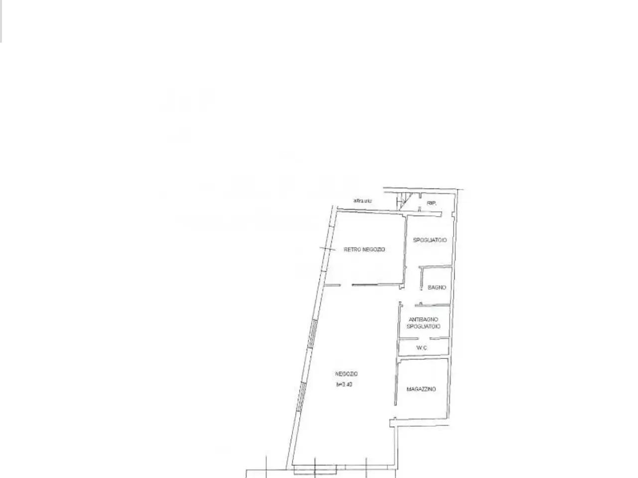 Negozio in , Campi Bisenzio, {3} - Planimetria 1