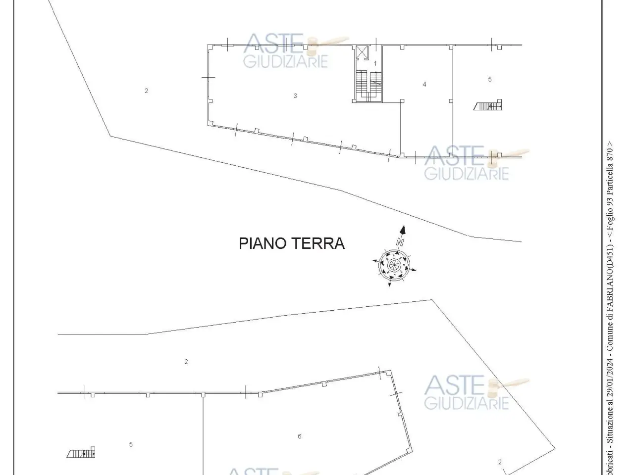 Capannone in Località Piani di Marischio, Fabriano, {3} - Planimetria 1