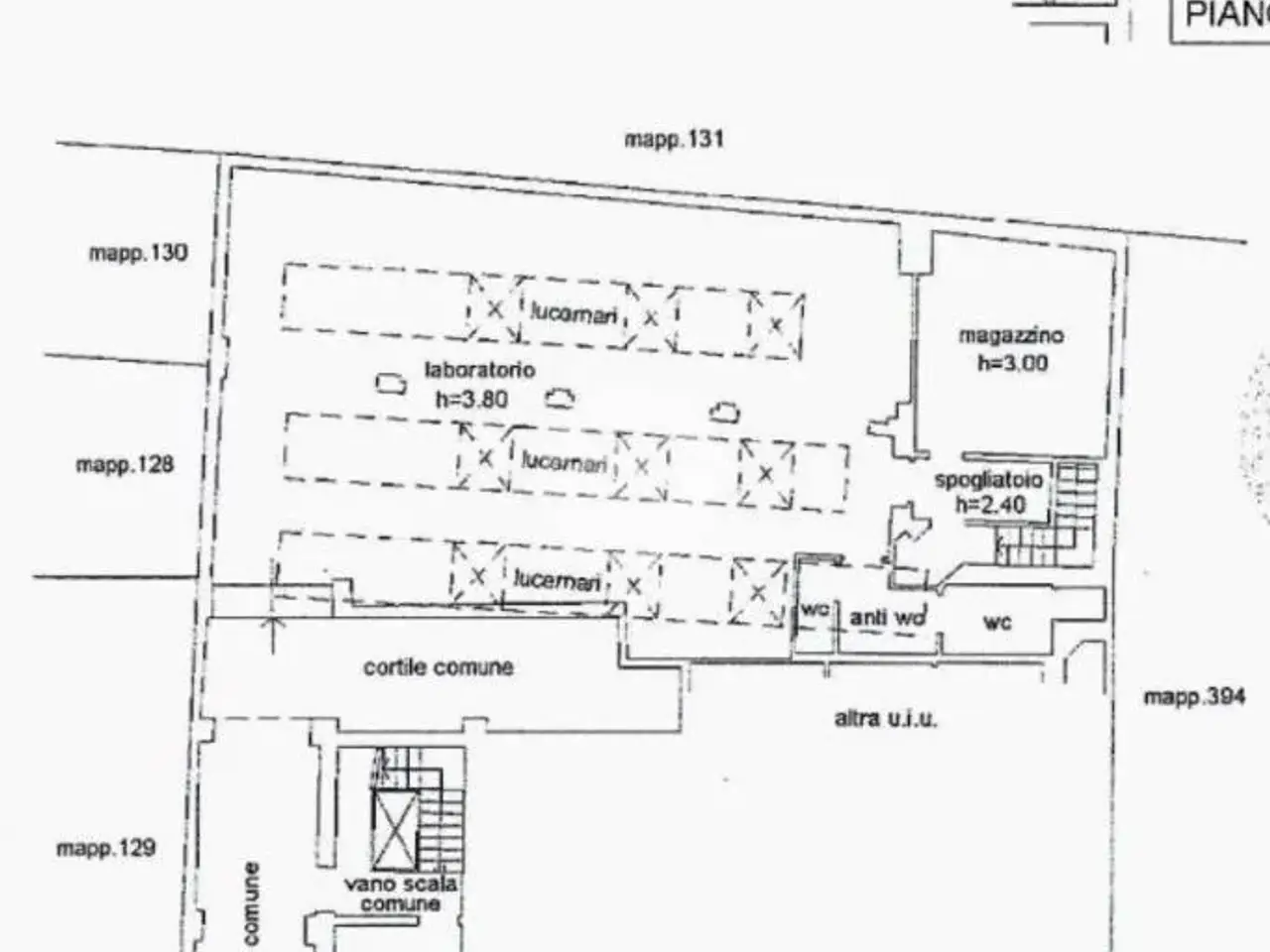 Capannone in Via Cerano 12, Milano, {3} - Planimetria 1
