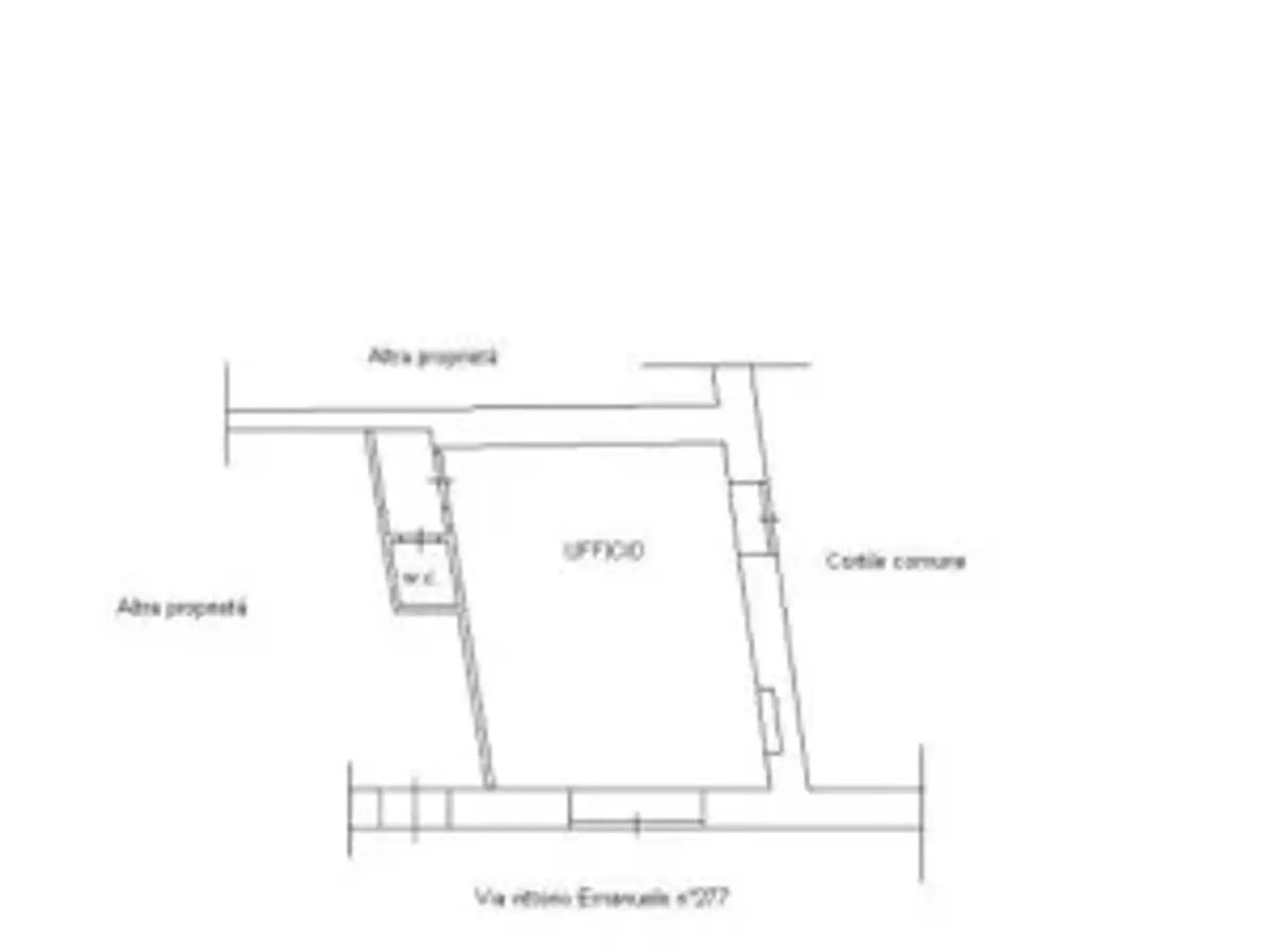 Ufficio in Via Vittorio Emanuele III 315, Casalnuovo Di Napoli, {3} - Planimetria 1