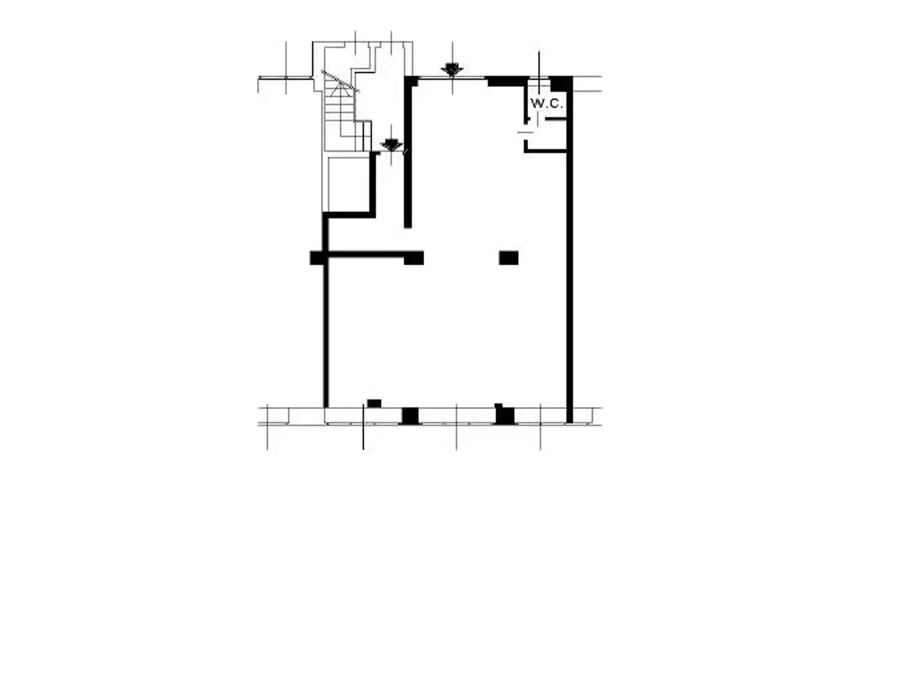 Laboratorio in Via Gressoney, Milano, {3} - Planimetria 1