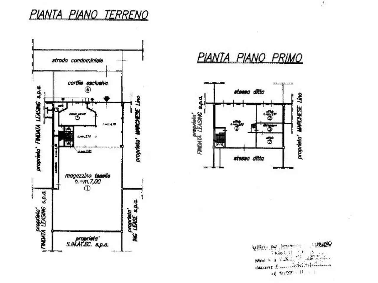 Capannone in Via Vernea, Nichelino, {3} - Planimetria 1