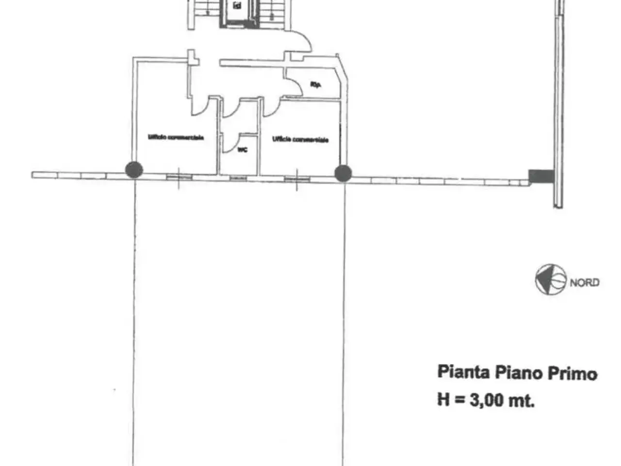 Ufficio in Via Goffredo da Buglione 26, San Benedetto Del Tronto, {3} - Planimetria 1