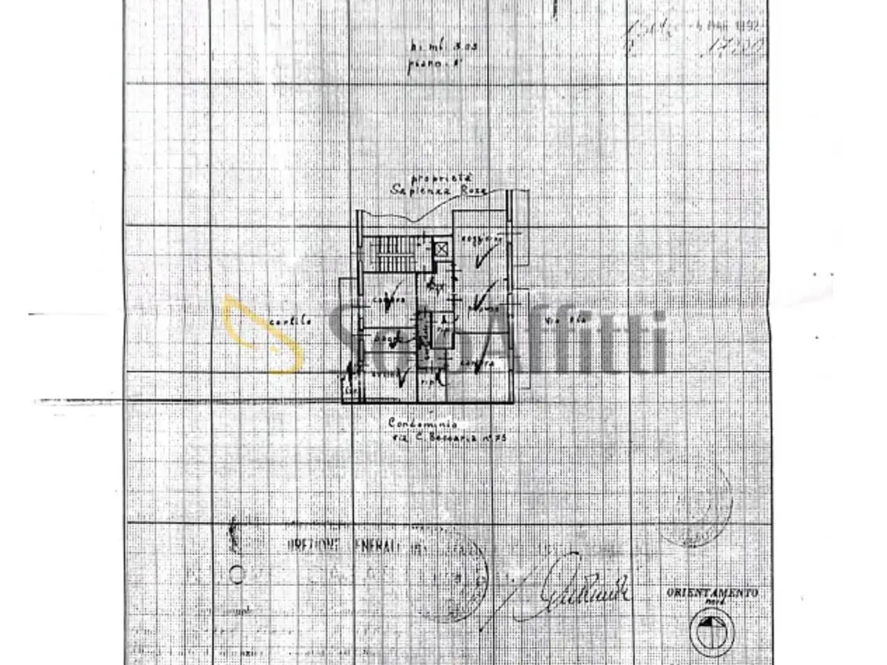 Ufficio in Via Paolo Bentivoglio 54, Catania, {3} - Planimetria 1