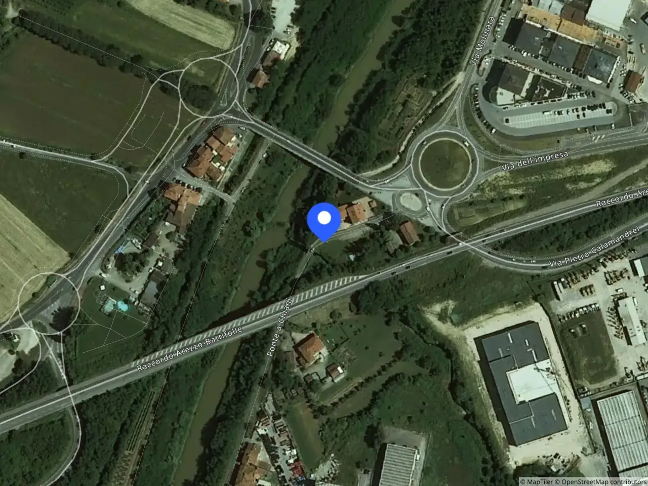 Fabbricato misto in Comune di Arezzo, Località Ponte a Chiani, Vocabolo Carbonaia, Arezzo, {3} - Foto 1