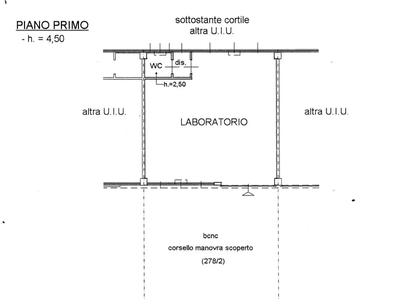 Magazzino in Via Nilde Iotti, Pieve Emanuele, {3} - Planimetria 1