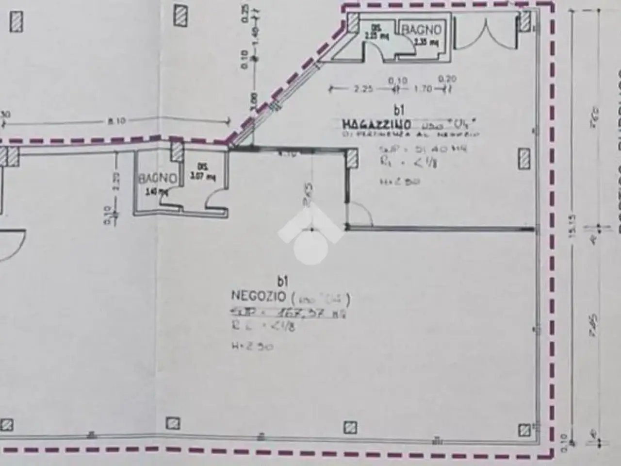 Negozio in Viale Umberto, Reggio Emilia, {3} - Planimetria 1