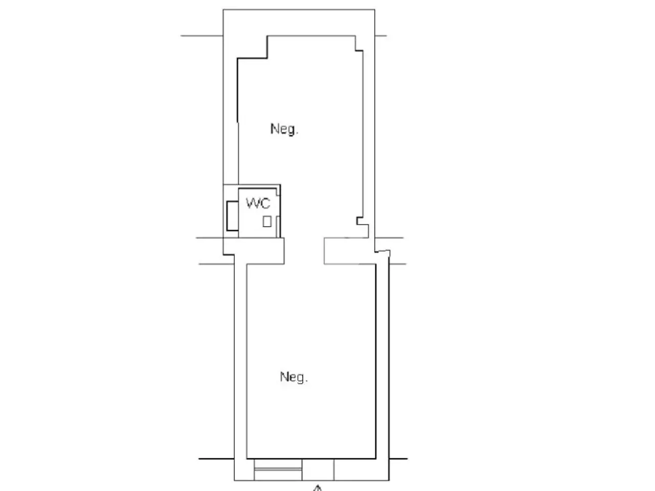 Negozio in Via Bari 11, Cassino, {3} - Planimetria 1