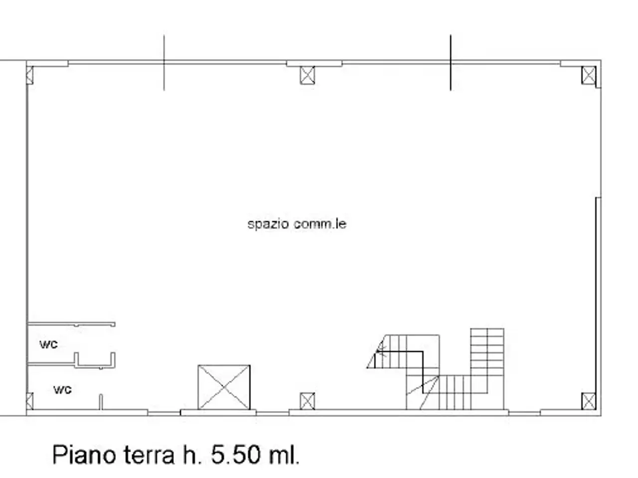 Negozio in Strada Mostrapiedi, Sant'Elpidio A Mare, {3} - Planimetria 1