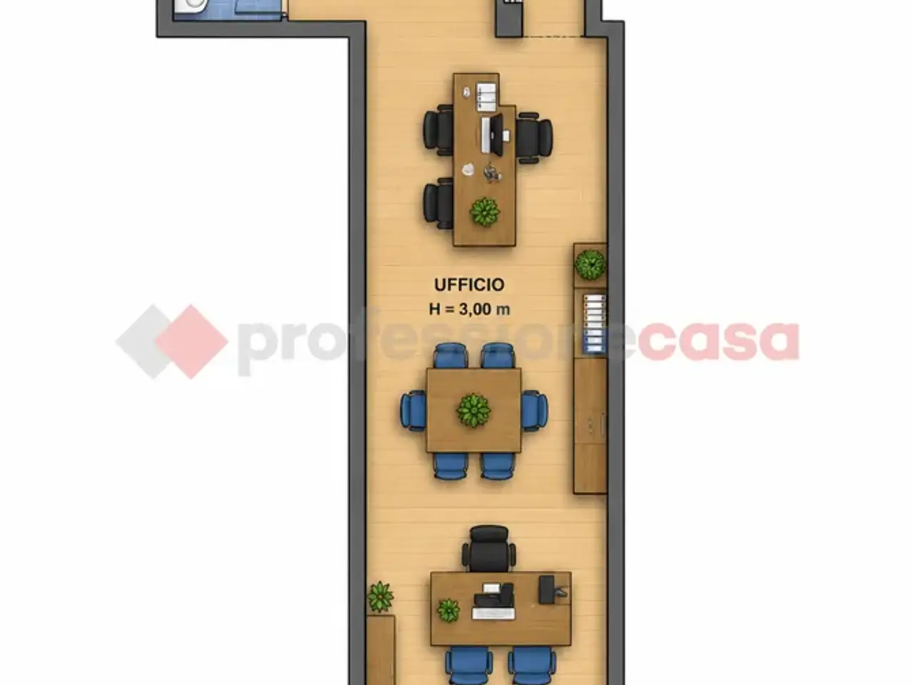 Ufficio in Via dei Confini 224, Campi Bisenzio, {3} - Planimetria 1
