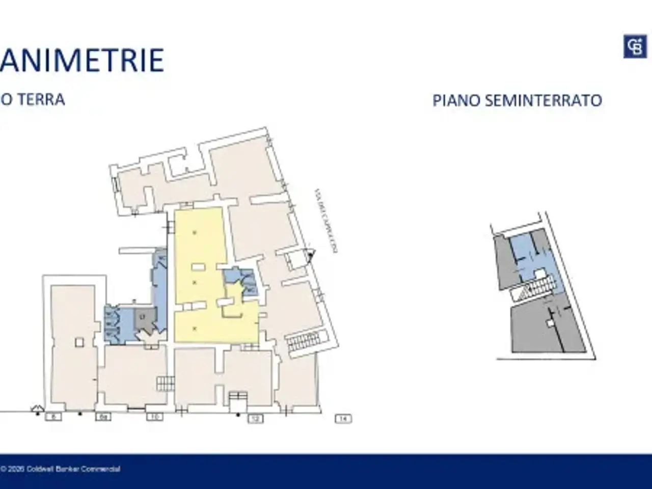 Negozio in Via Vittorio Veneto 12, Roma, {3} - Planimetria 1