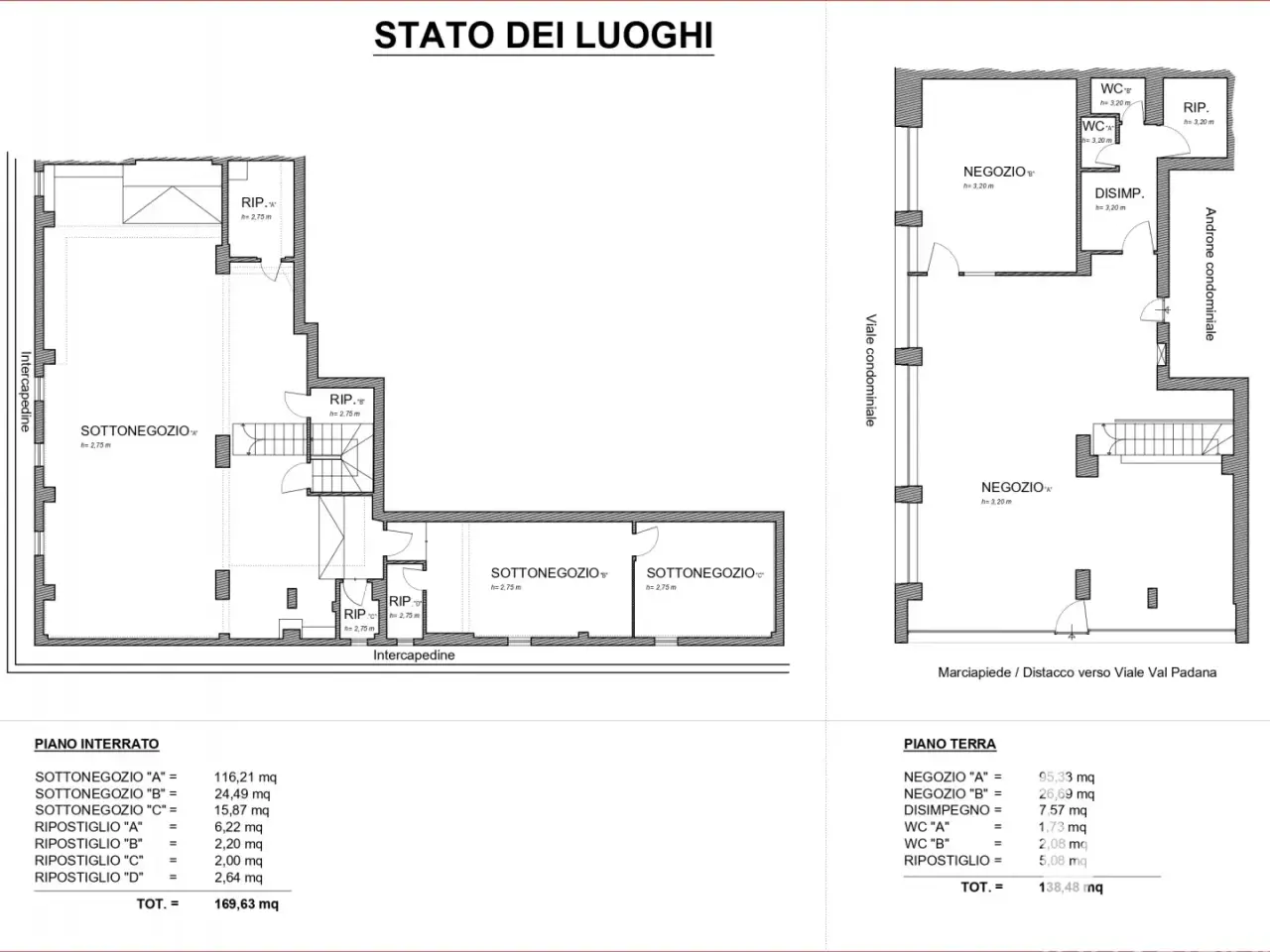 Negozio in Viale Val Padana 56, Roma, {3} - Planimetria 1