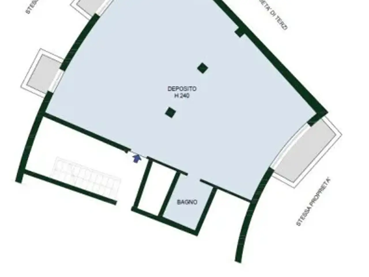 Magazzino in Via delle Ginestre, Cologno Monzese, {3} - Planimetria 1