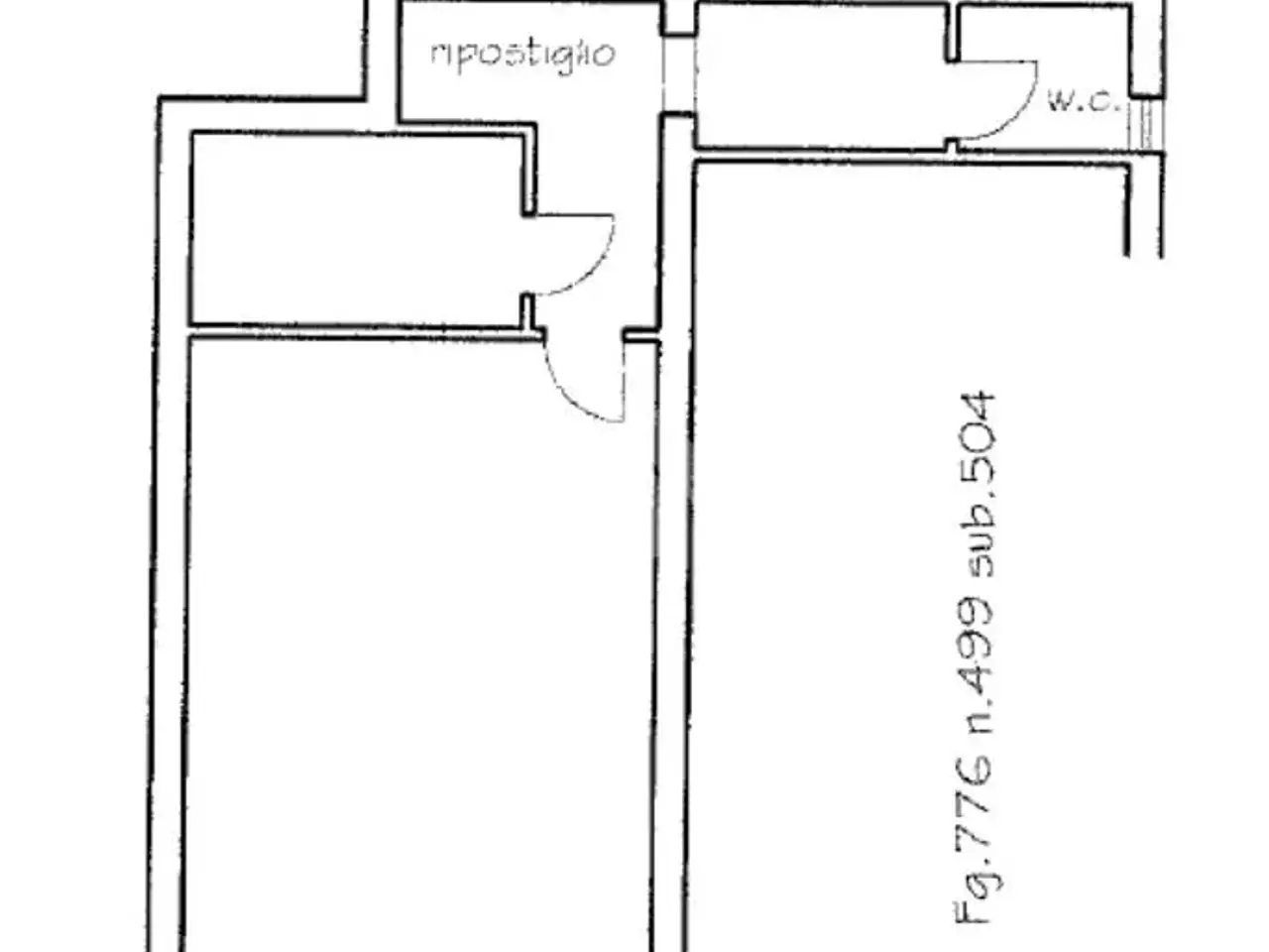 Negozio in Vicolo degli Orti della Magliana 19, Roma, {3} - Planimetria 1