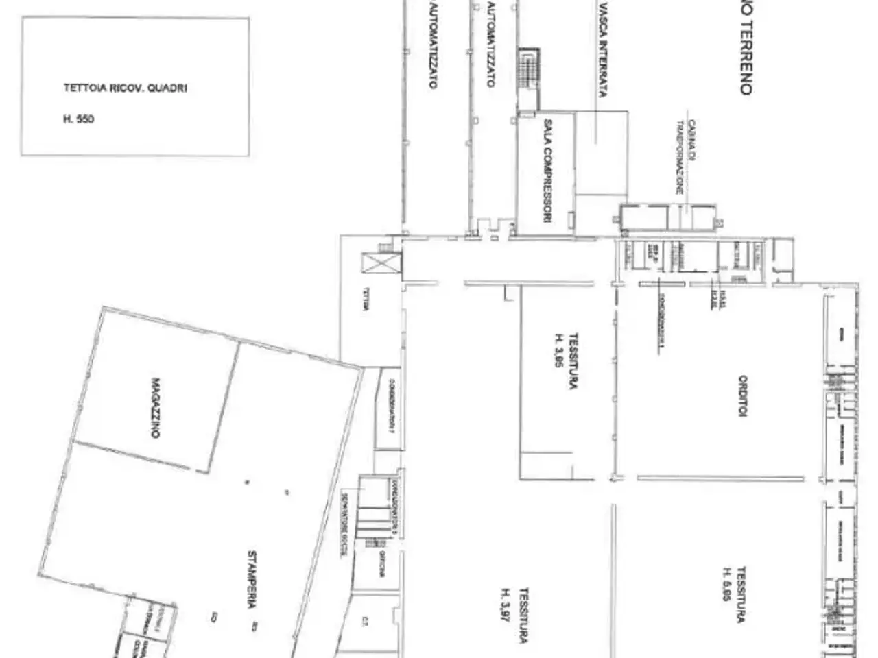 Capannone in Via per Fenegrò 12, Veniano, {3} - Planimetria 1