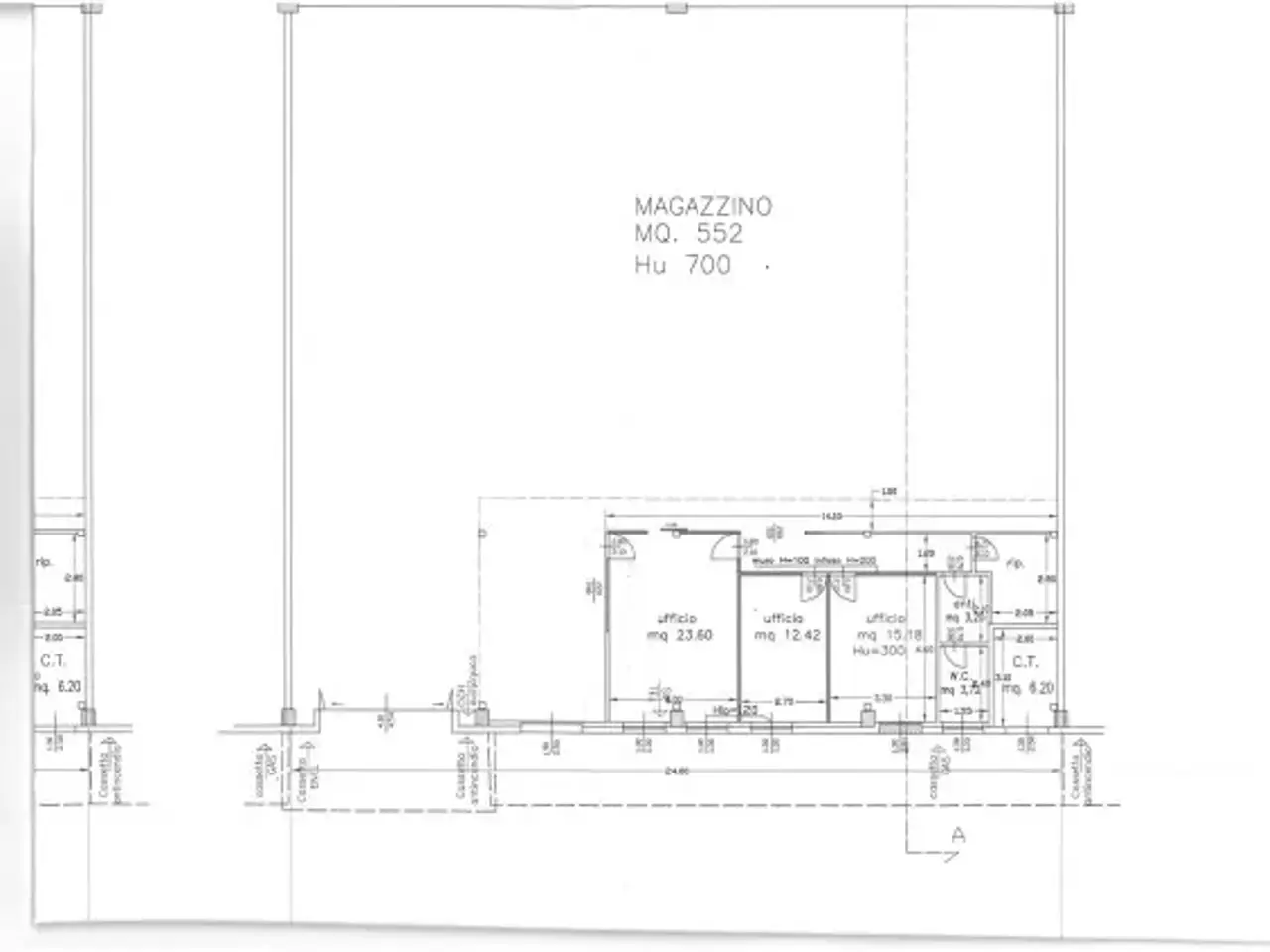 Capannone in Via Coriano 58, Rimini, {3} - Planimetria 1