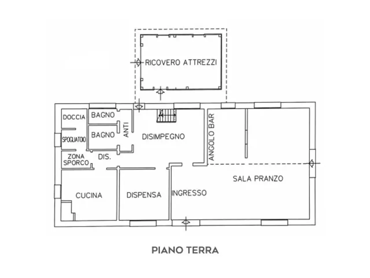 Negozio in Via San Zenone 9a, Budrio, {3} - Planimetria 1
