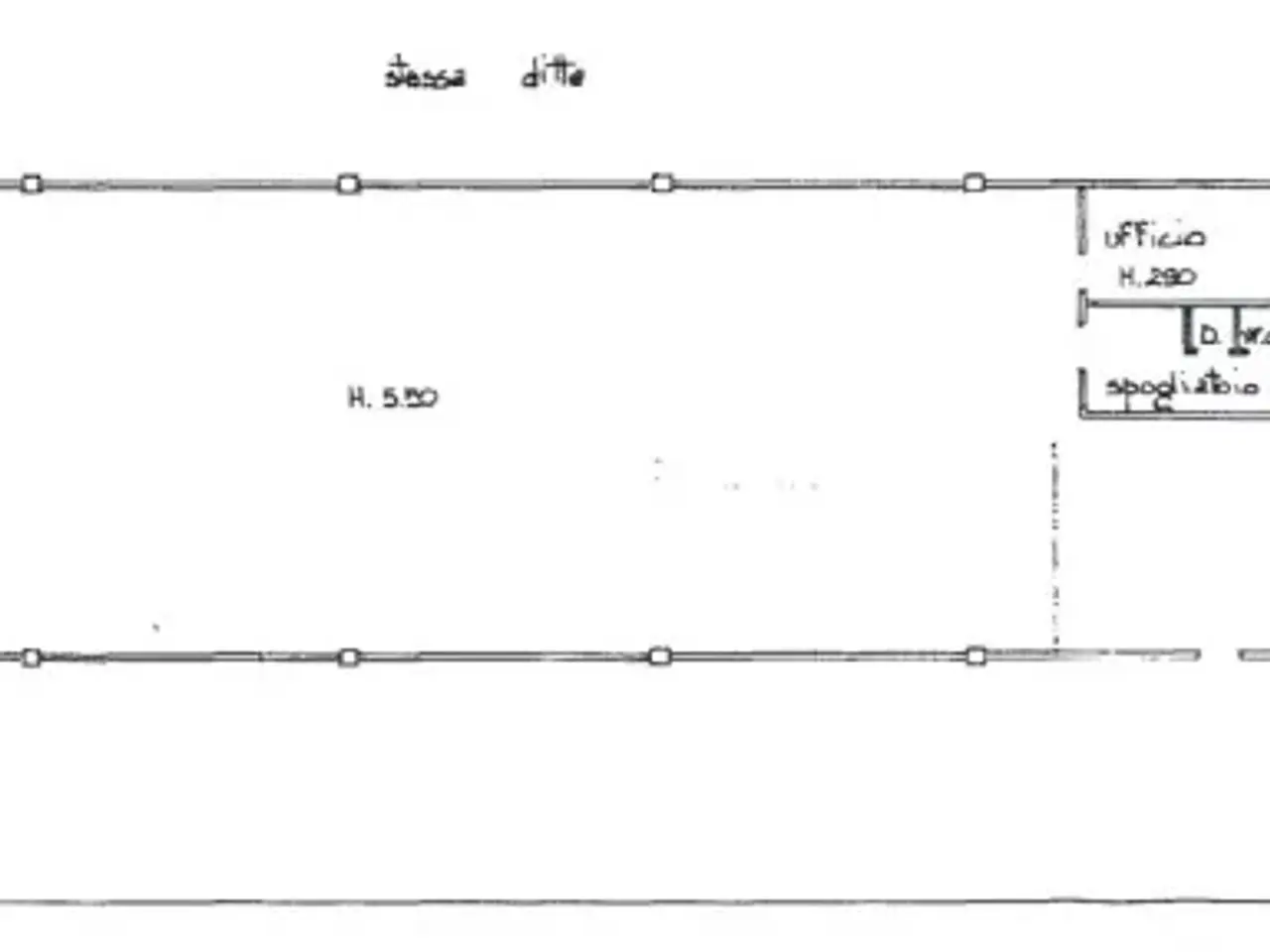 Capannone in Via Sant'Eutropio ,Snc, Treviglio, {3} - Planimetria 1