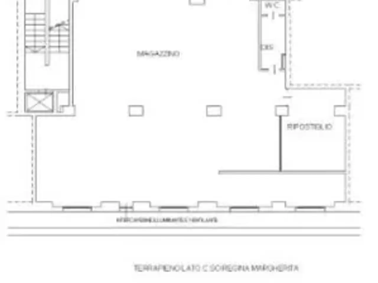 Magazzino in Corso Regina Margherita 288, Torino, {3} - Planimetria 1