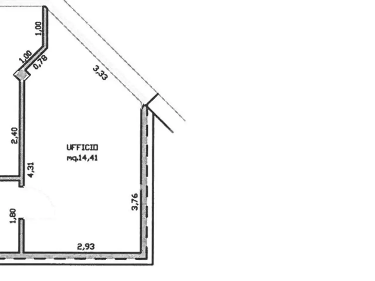 Ufficio in Via a. De Gasperi 25, Gussago, {3} - Planimetria 1